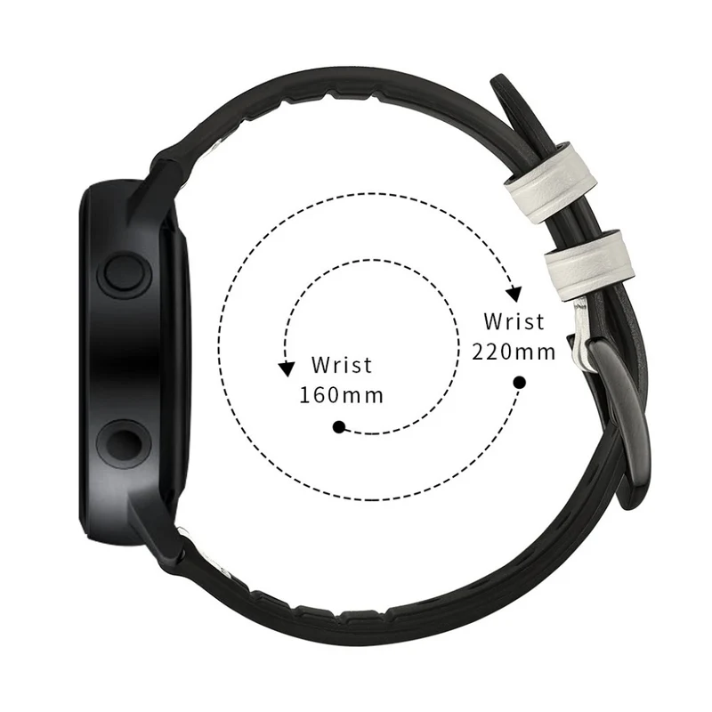 Garmin Vivoactive 3 / Garmin Vivomove HR Echtes Leder armband