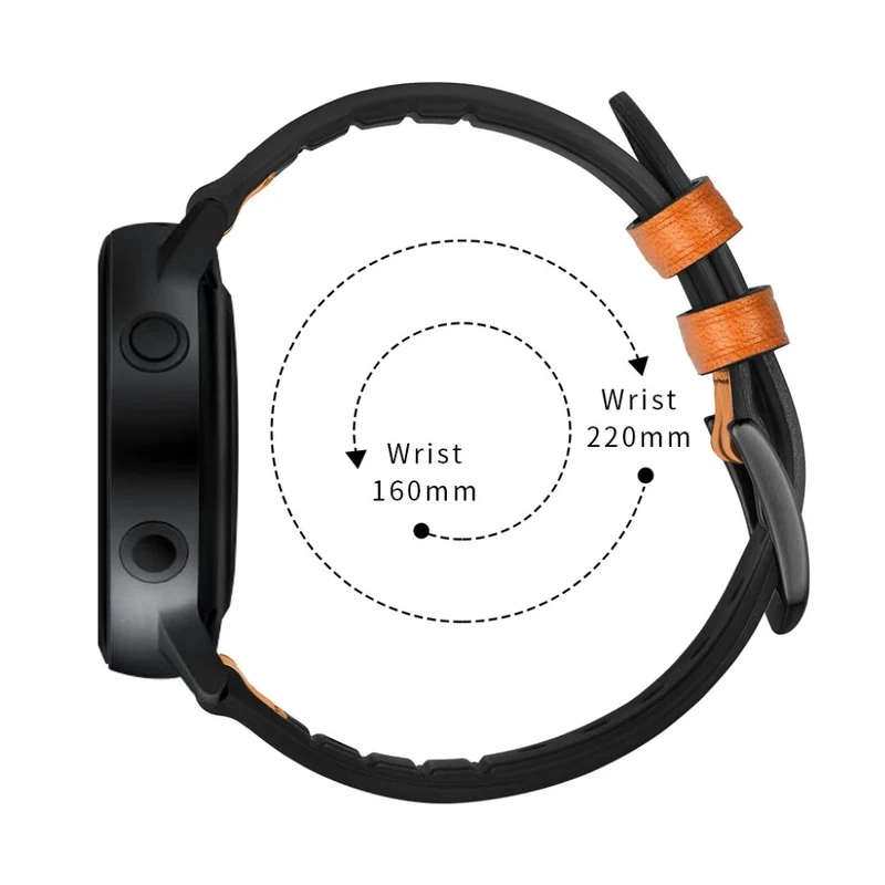 Garmin Vivoactive 3 / Garmin Vivomove HR Echtes Leder armband