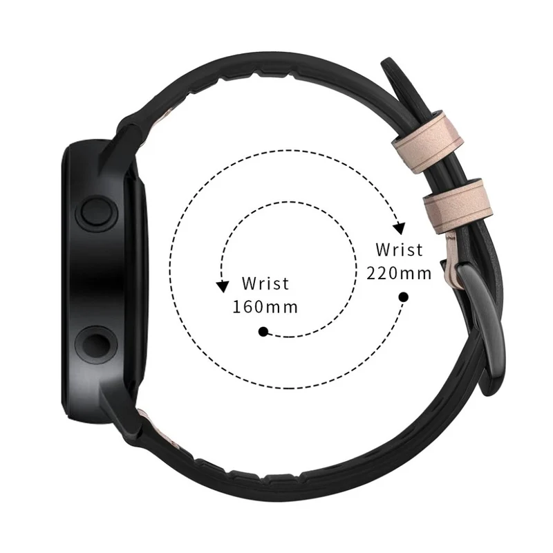 Garmin Vivoactive 3 / Garmin Vivomove HR Echtes Leder armband