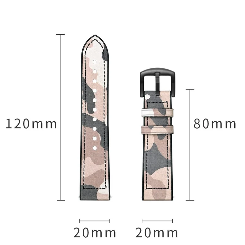 Garmin Vivoactive 3 / Garmin Vivomove HR Echtes Leder armband