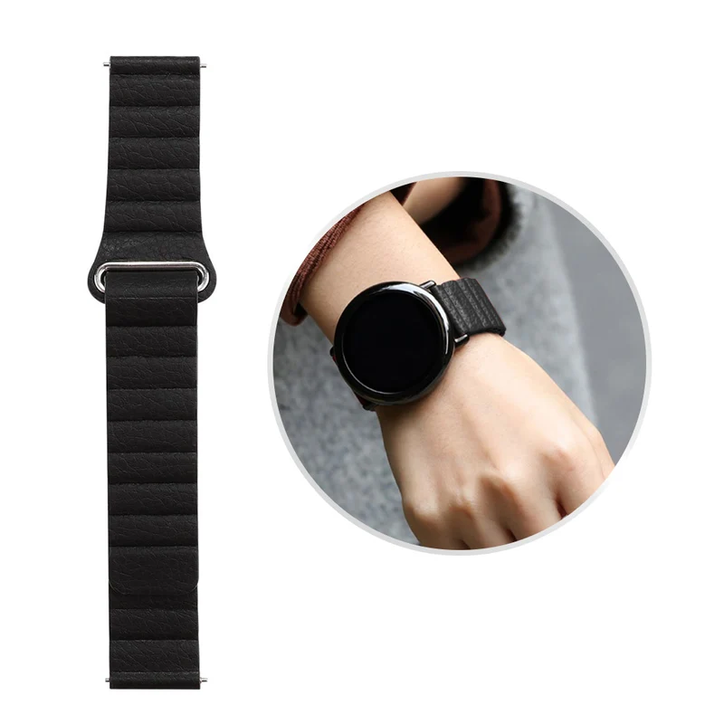 Sehr fantastisch Garmin Vivomove 3S Echtes Leder armband