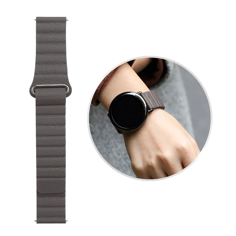 Sehr fantastisch Garmin Vivomove 3S Echtes Leder armband