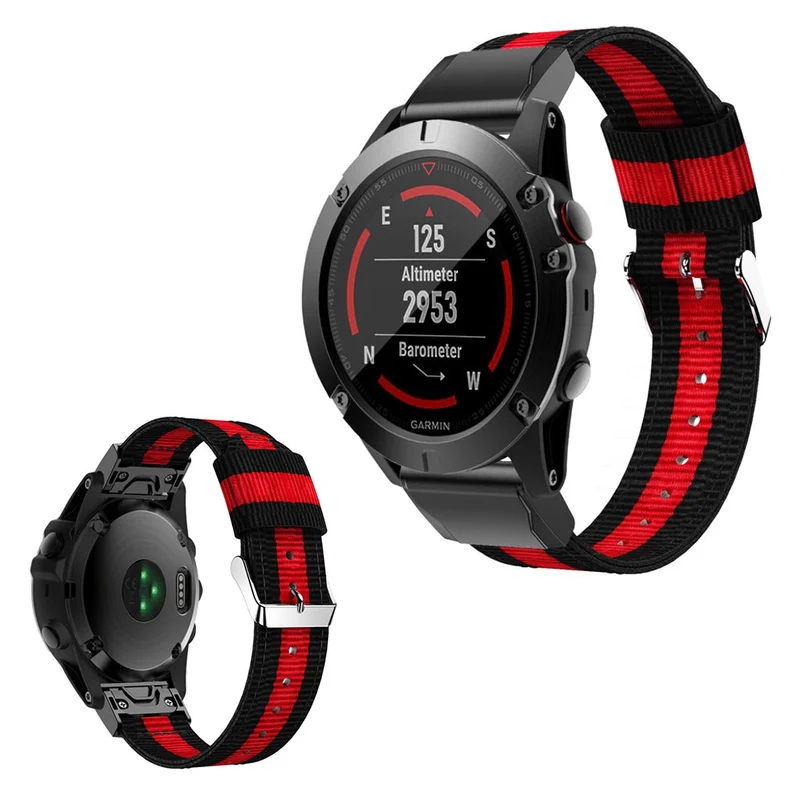 Unglaublich schön Garmin Venu Textil / Nylon armband