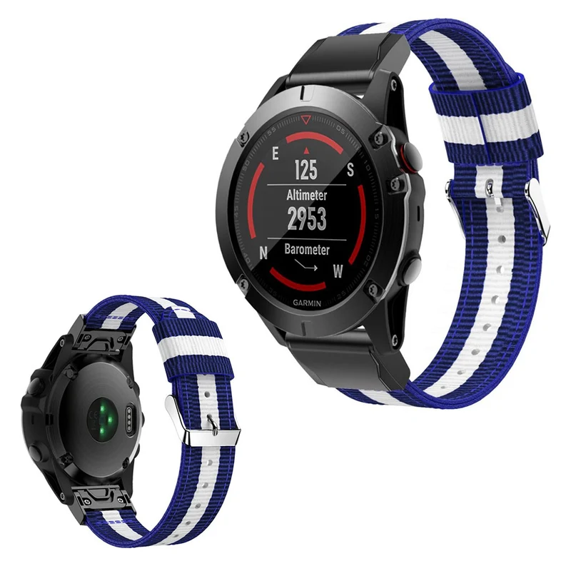Unglaublich schön Garmin Venu Textil / Nylon armband