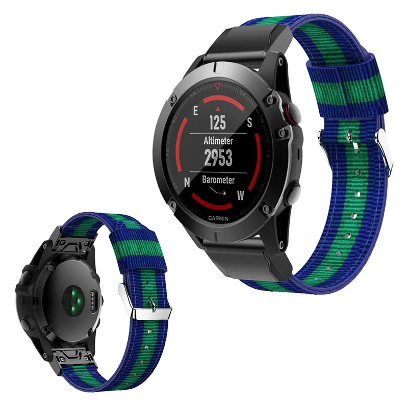 Unglaublich schön Garmin Venu Textil / Nylon armband