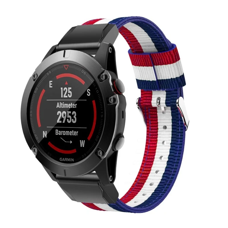 Unglaublich schön Garmin Venu Textil / Nylon armband