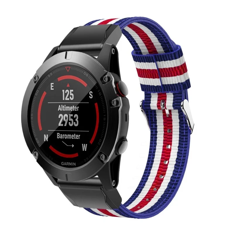 Unglaublich schön Garmin Venu Textil / Nylon armband