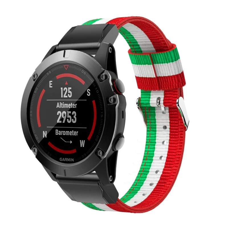 Unglaublich schön Garmin Venu Textil / Nylon armband