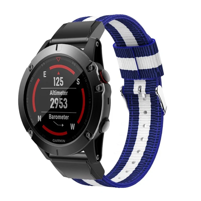 Unglaublich schön Garmin Venu Textil / Nylon armband