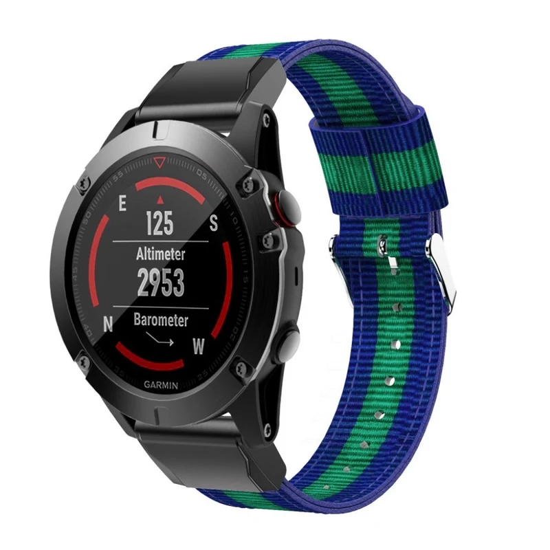 Unglaublich schön Garmin Venu Textil / Nylon armband