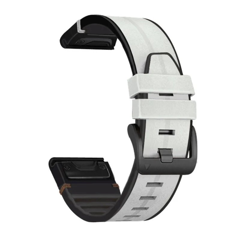 Garmin Fenix 6 / Garmin Fenix 5 Echtes Leder und Silikon / TPU armband