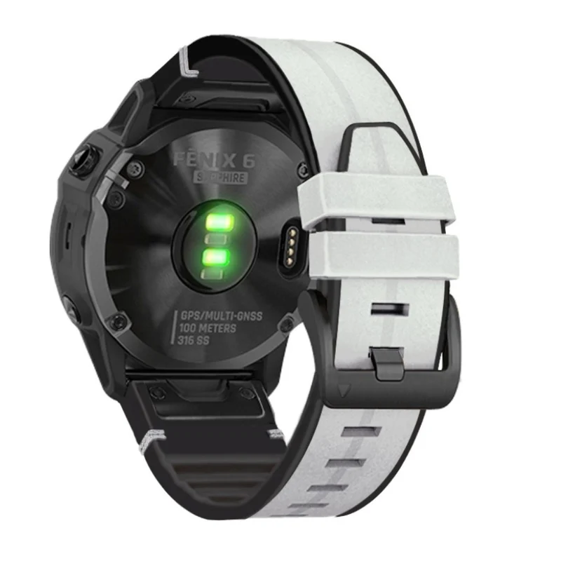 Garmin Fenix 6 / Garmin Fenix 5 Echtes Leder und Silikon / TPU armband