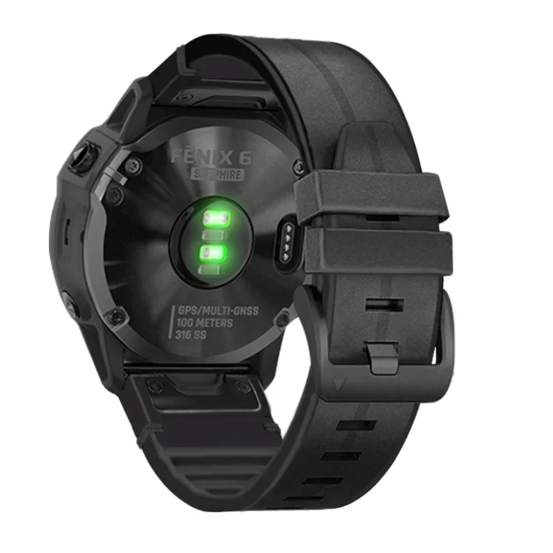 Garmin Fenix 6 / Garmin Fenix 5 Echtes Leder und Silikon / TPU armband