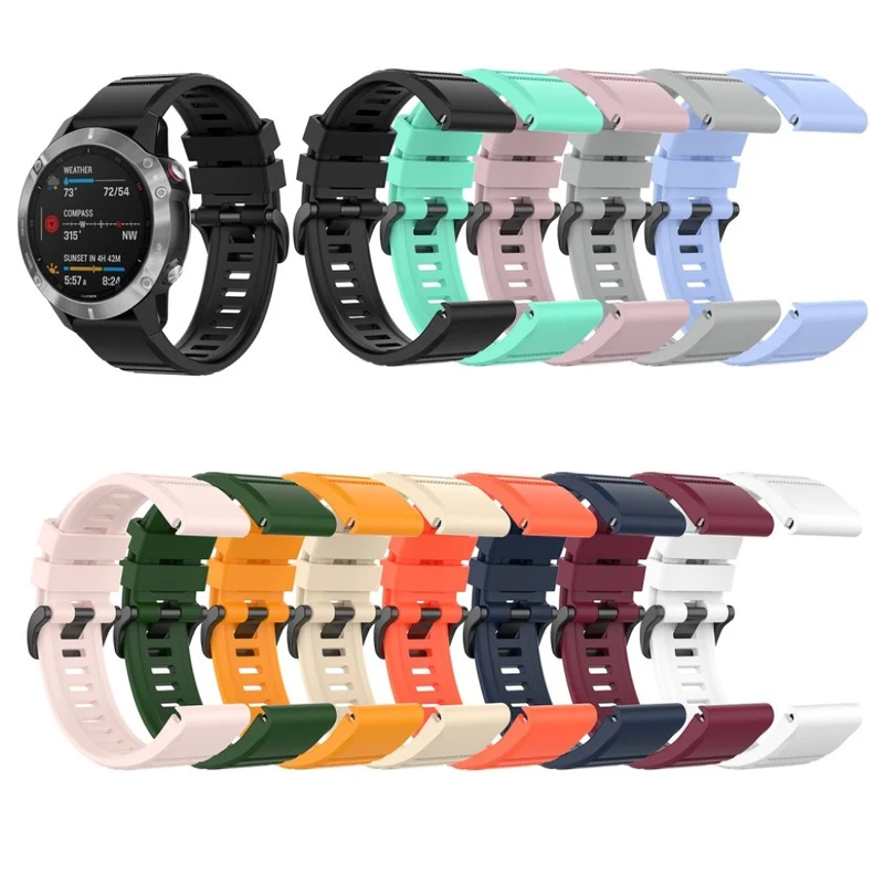 Großartig Garmin Fenix 6 Silikon / TPU armband