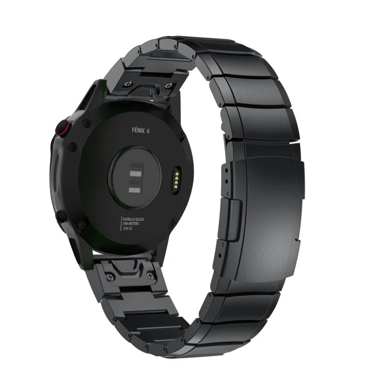 Cool Garmin Fenix 6 Metall armband