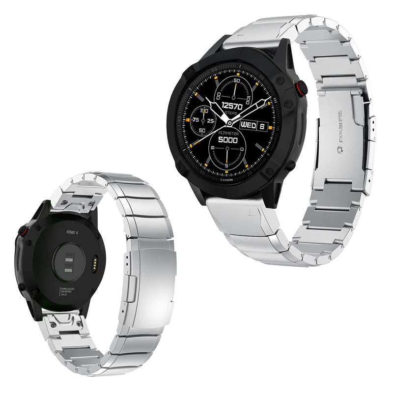Absolut bequem Garmin Fenix 6 Metall armband