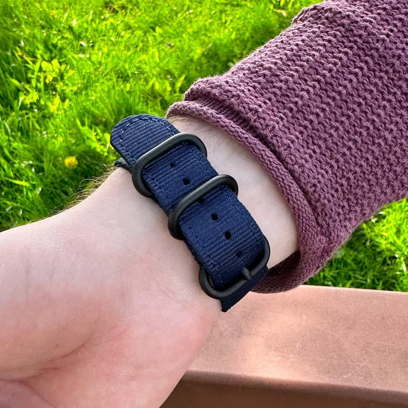 ICE Fit 1.78 Schnallen-Nylonarmband (Blau)