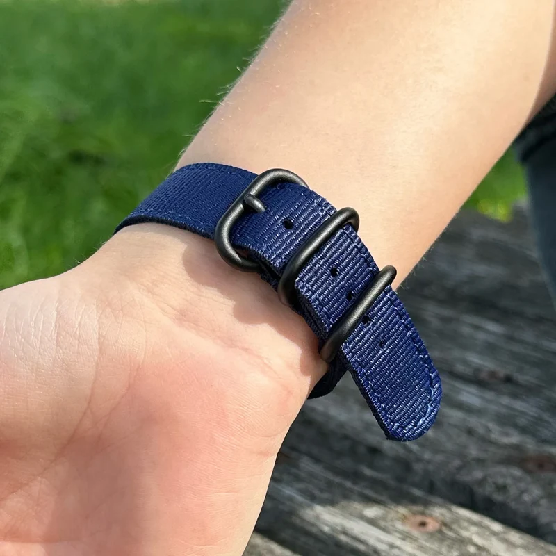 ICE Fit 1.78 Schnallen-Nylonarmband (Blau)
