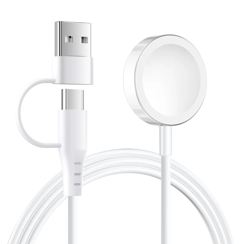 Strap-it USB-A & C 2in1 PVC Apple Watch Ladegerät