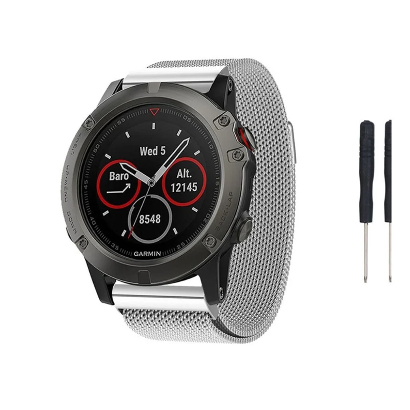 Auffallend gut Universell Garmin Metall armband