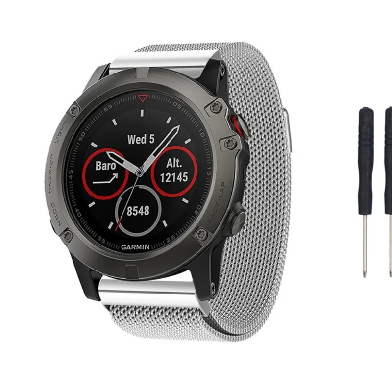 Auffallend gut Universell Garmin Metall armband
