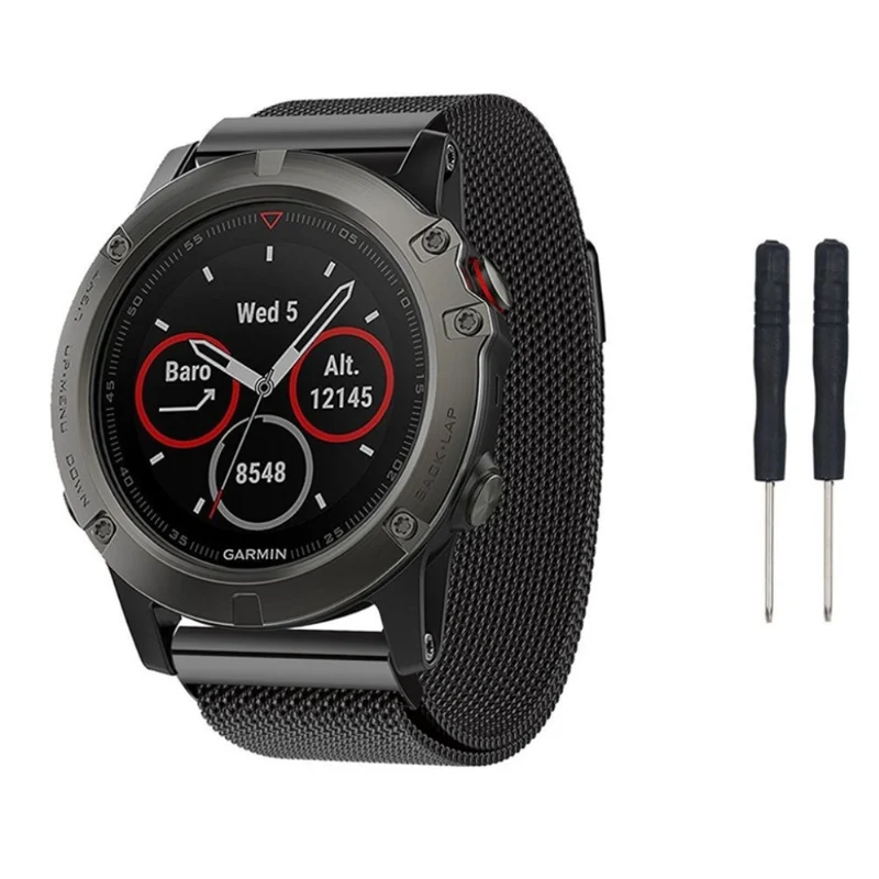 Auffallend gut Universell Garmin Metall armband