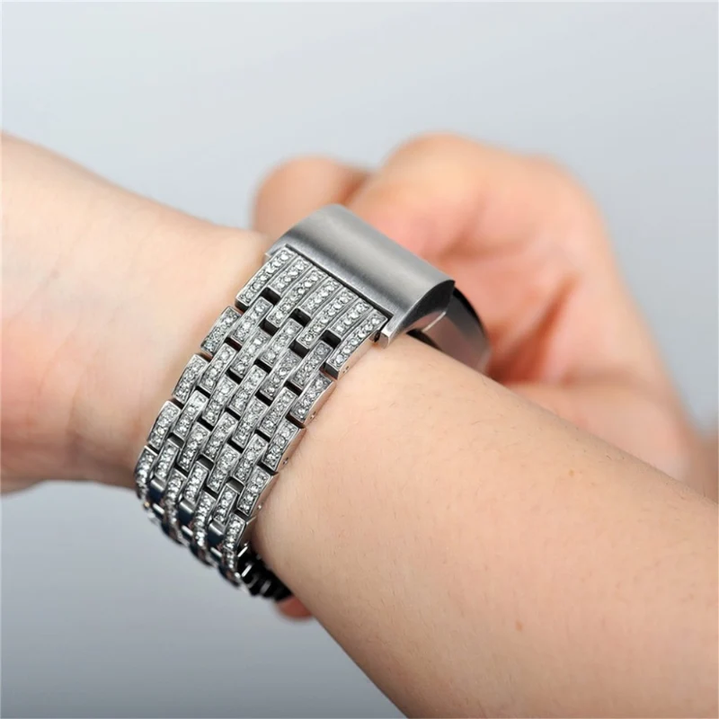 Stilvoll Fitbit Charge 2 Metall und Strass armband