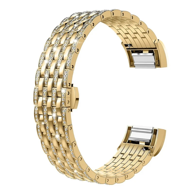 Stilvoll Fitbit Charge 2 Metall und Strass armband