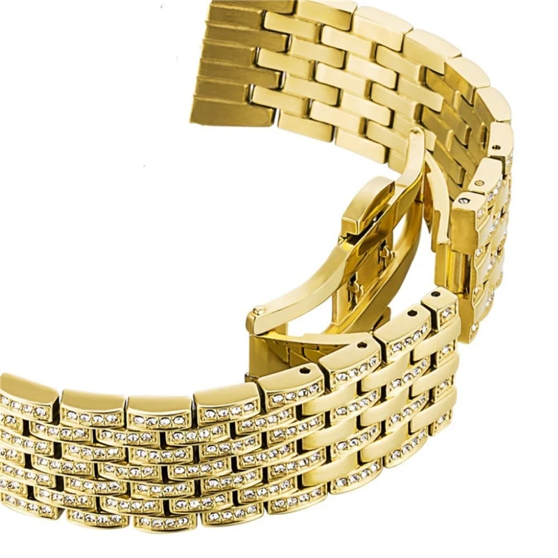 Stilvoll Fitbit Charge 2 Metall und Strass armband