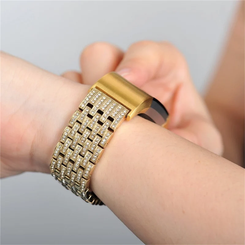 Stilvoll Fitbit Charge 2 Metall und Strass armband