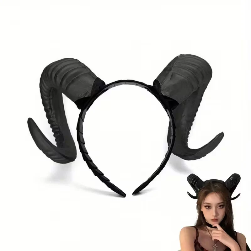 Elegantes Teufels-Haarband und Choker-Set
