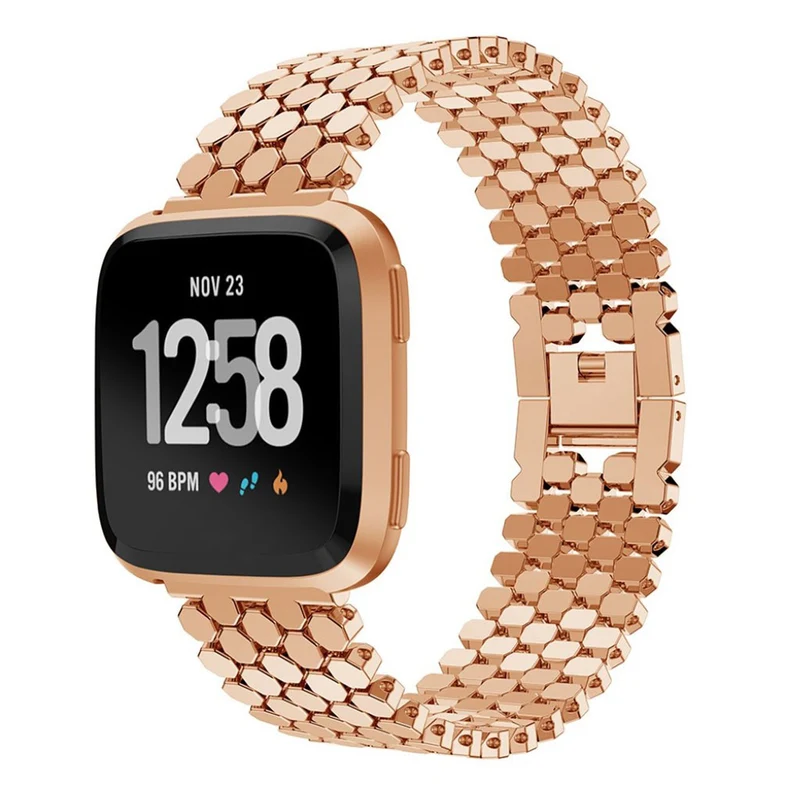 Mega modisch Fitbit Versa Lite Metall armband