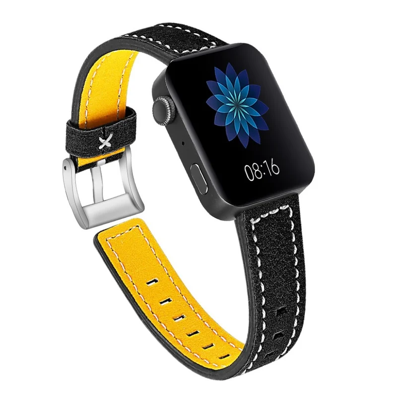 Schön Xiaomi Mi Watch Echtes Leder armband