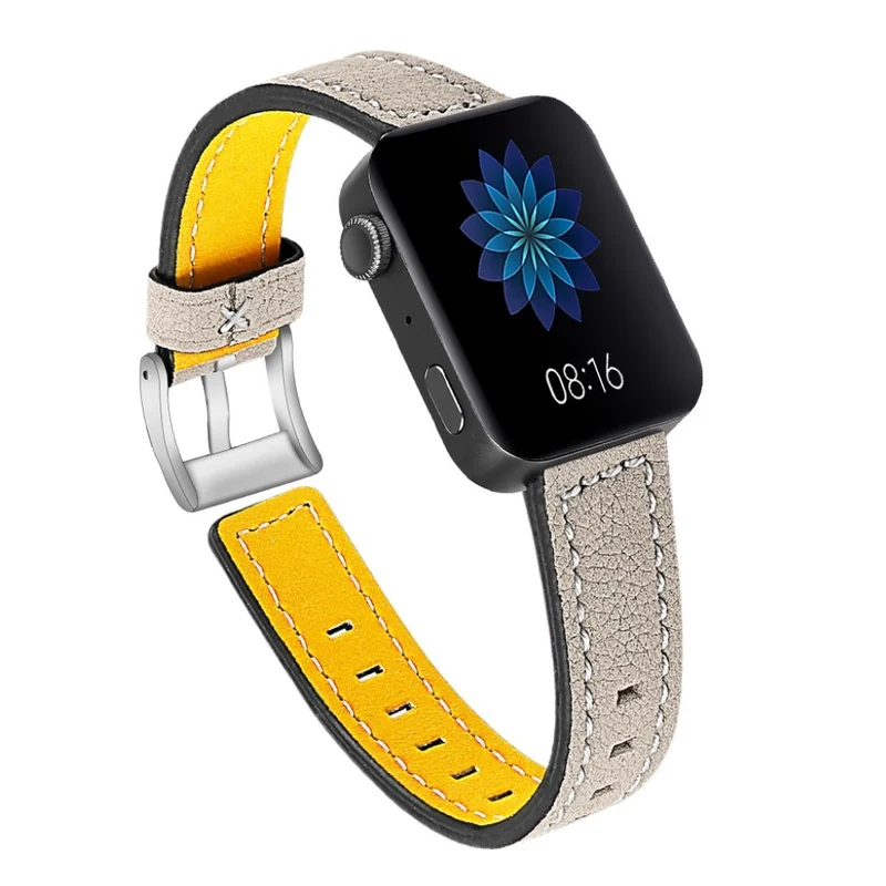Schön Xiaomi Mi Watch Echtes Leder armband