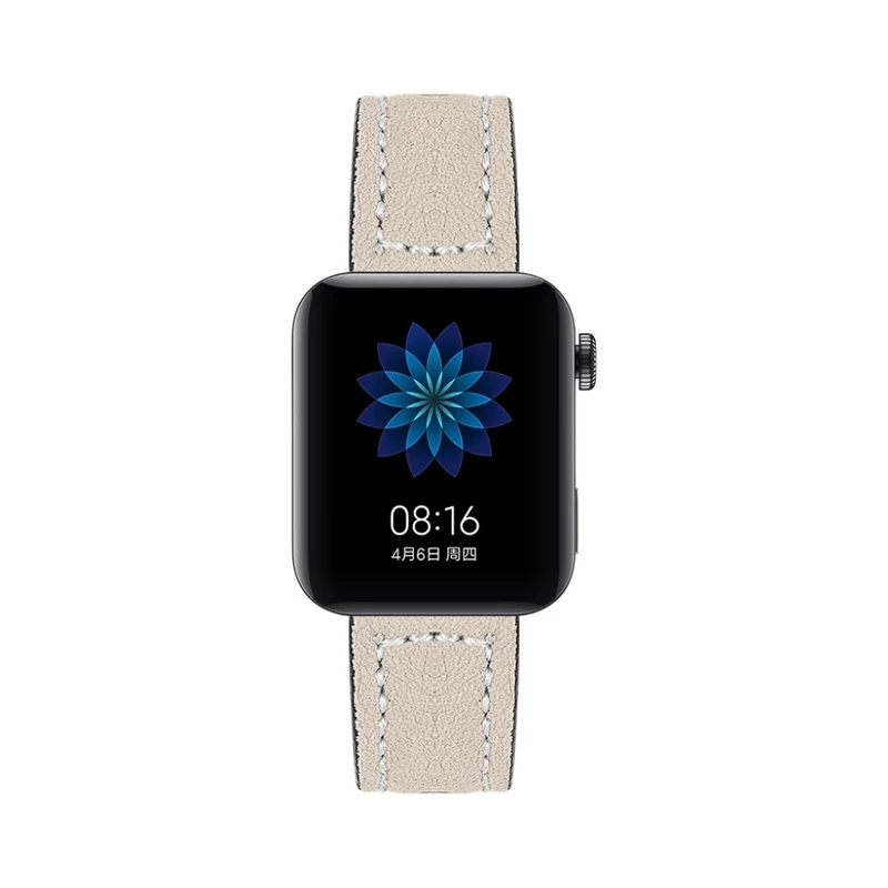 Schön Xiaomi Mi Watch Echtes Leder armband