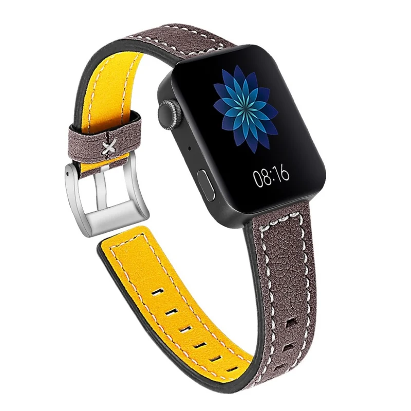 Schön Xiaomi Mi Watch Echtes Leder armband