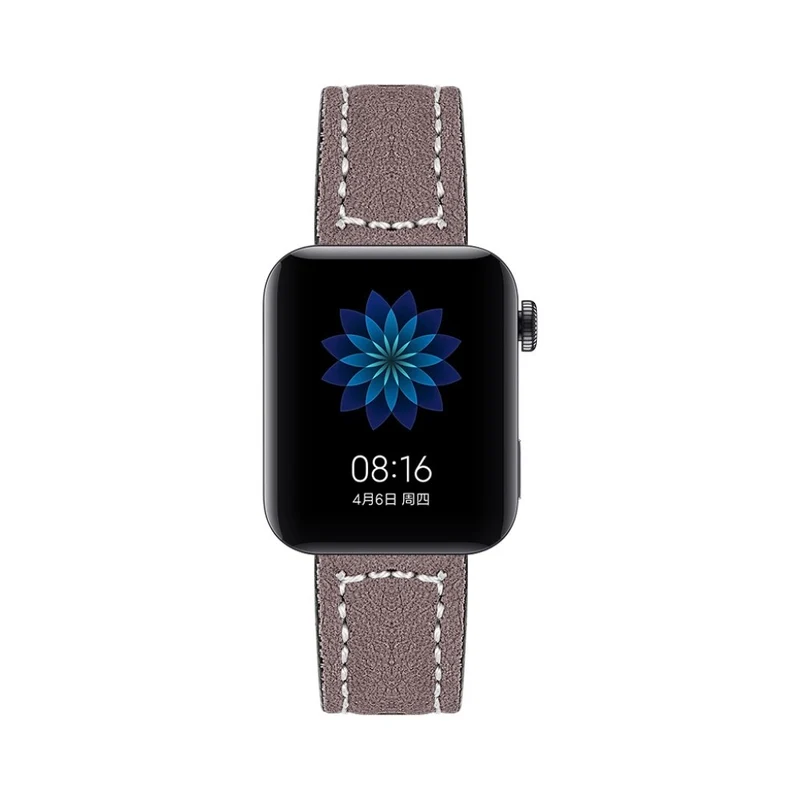 Schön Xiaomi Mi Watch Echtes Leder armband