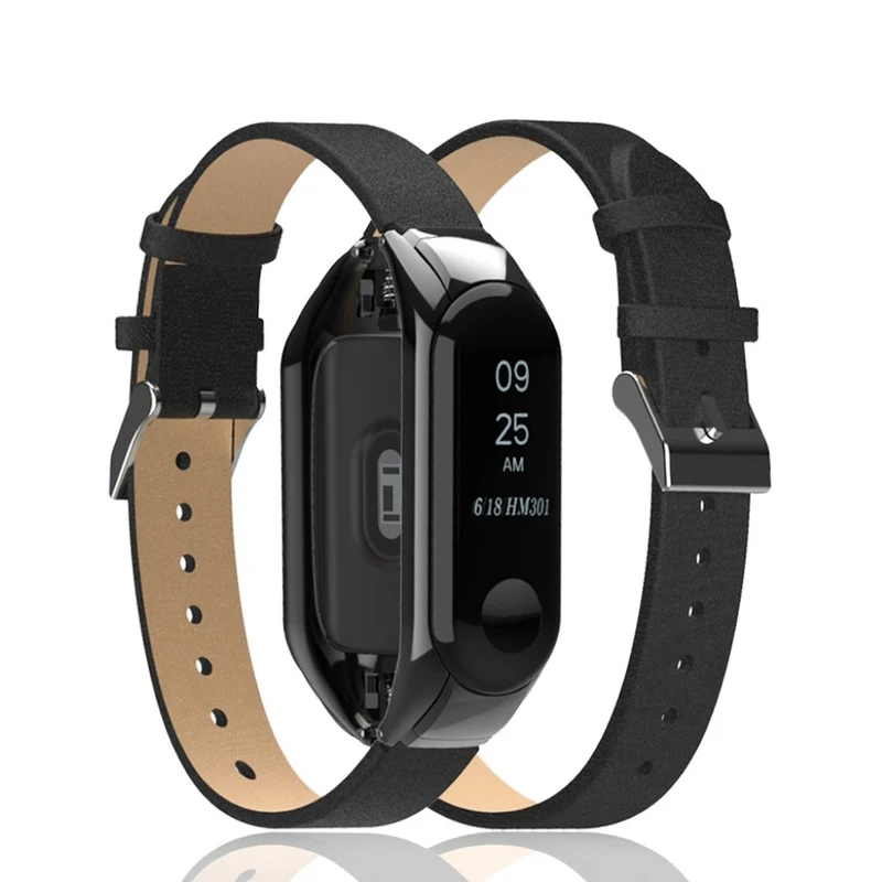 Sehr haltbar Xiaomi Mi Smart Band 4 Echtes Leder armband