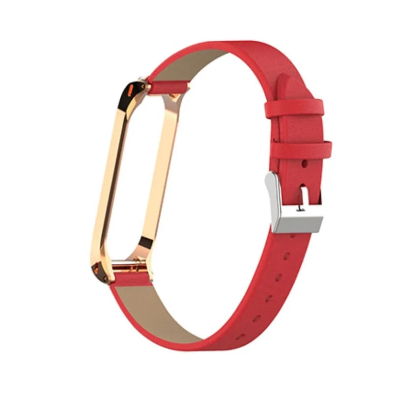 Sehr haltbar Xiaomi Mi Smart Band 4 Echtes Leder armband