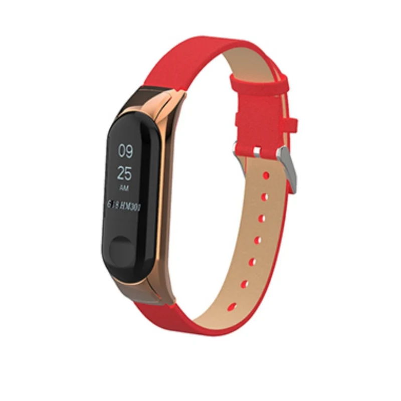 Sehr haltbar Xiaomi Mi Smart Band 4 Echtes Leder armband