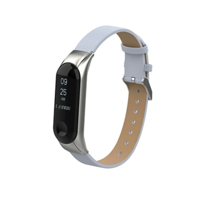 Sehr haltbar Xiaomi Mi Smart Band 4 Echtes Leder armband