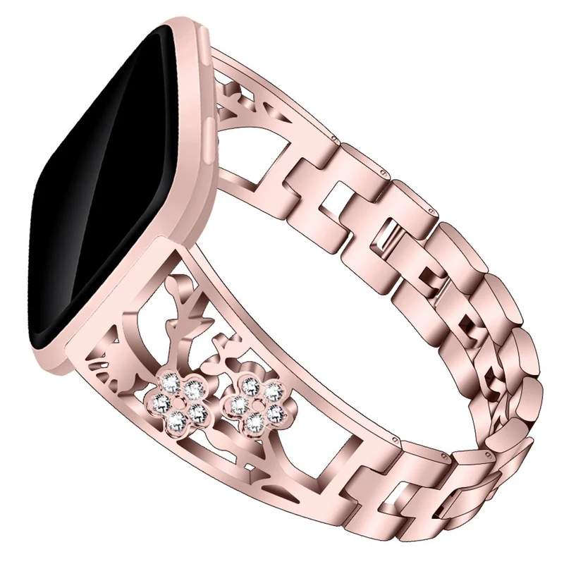Mega schön Fitbit Versa Lite Metall und Strass armband