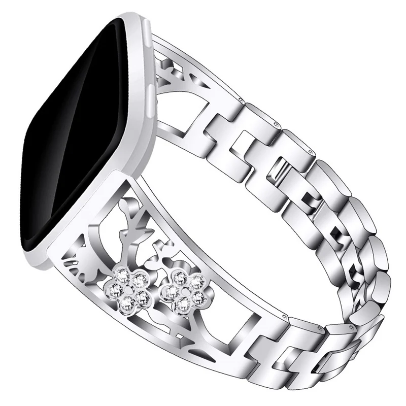 Mega schön Fitbit Versa Lite Metall und Strass armband