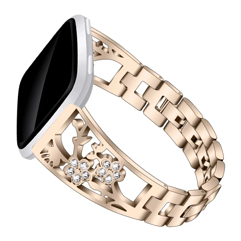 Mega schön Fitbit Versa Lite Metall und Strass armband