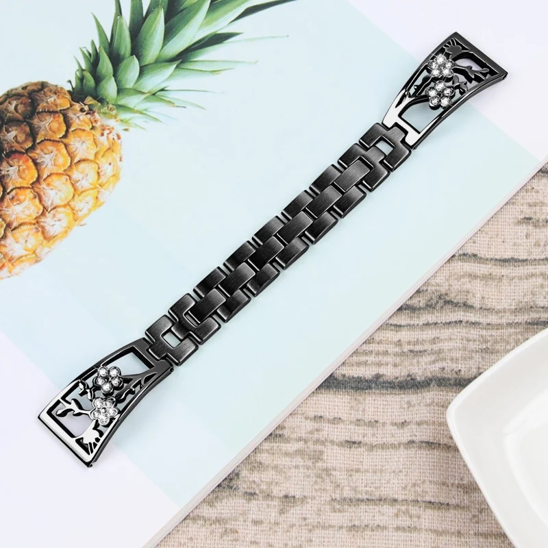 Mega schön Fitbit Versa Lite Metall und Strass armband