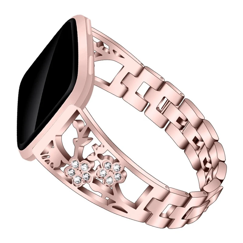 Mega schön Fitbit Versa Lite Metall und Strass armband