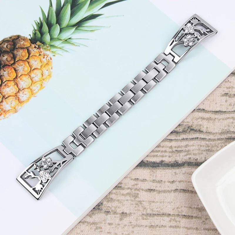 Mega schön Fitbit Versa Lite Metall und Strass armband