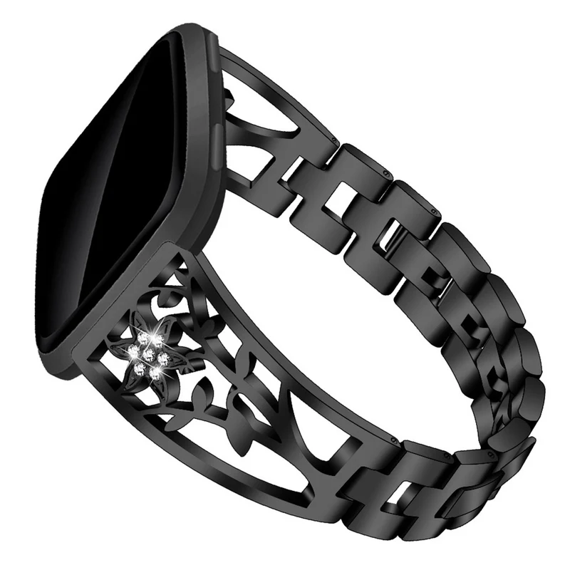 Süß Fitbit Versa Lite Metall und Strass armband