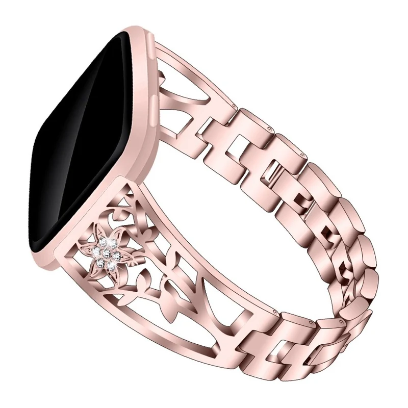 Süß Fitbit Versa Lite Metall und Strass armband