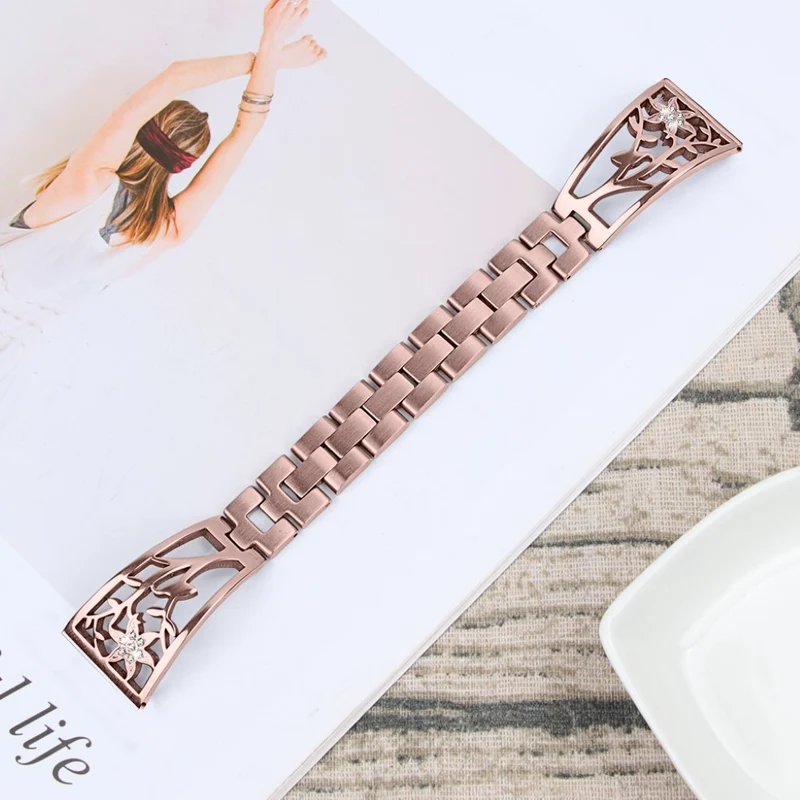 Süß Fitbit Versa Lite Metall und Strass armband